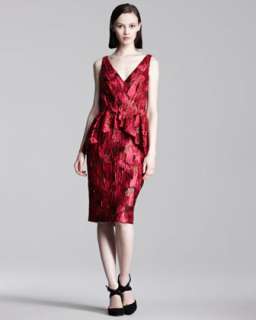 Lela Rose V Neckline Dress  