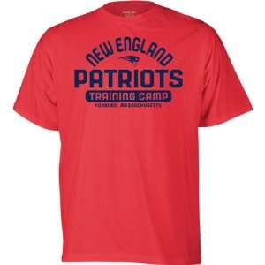  New England Patriots  Red  Training Camp T Shirt Sports 