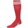 adidas 3 Stripes II Soccer Sock (5 8.5)   Mens   Red / White
