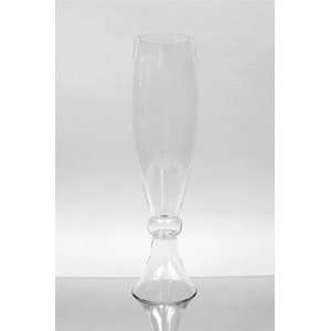    4x23x 5 Clear Bud Trumpet Vase   Case of 4