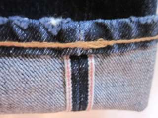 LEVIS LVC 501XX BIG E 1944 broken down selvedge vintage jeans 33 X 34 
