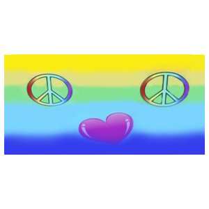  RAINBOW PEACE SIGNS & HEART   378: Everything Else