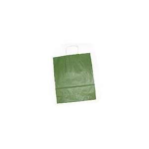  Handled Gift Bags   Earth Green Saville   Case of 25 