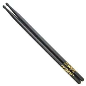   Drum Sticks With Black Finish Absolute Rock Musical Instruments