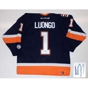  Signed Roberto Luongo Uniform   New York Islanders Rookie 