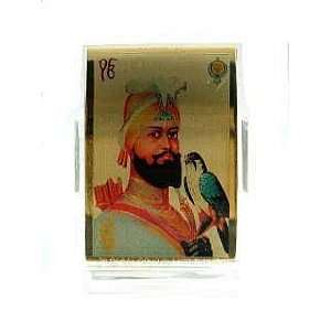  Gold Plated Guru Gobind Singh Acrylic Photo Stand 