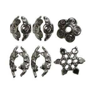  44pc Mixed Caps   Gunmetal   Jewelry Basics Metal: Arts 