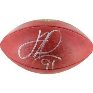  Justin Tuck Autographed Duke NFL Football Sports 