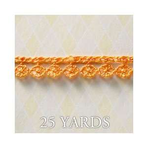     Designer Ribbon   Fringe Orange   25 Yards: Arts, Crafts & Sewing