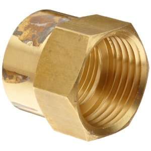 Anderson Metals Brass Garden Hose Fitting, Connector, 3/4 Female Hose 