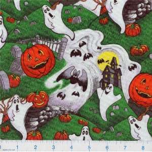    45 Wide Graveyard Fabric By The Yard Arts, Crafts & Sewing