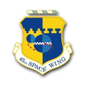  US Air Force 45th Space Wing Decal Sticker 3.8 