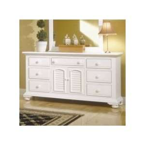  Cottage Traditions Triple Drawer Dresser   White