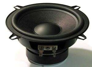   JM LAB 5.25 Inch Paper Cone Woofer. 4 Ohm Impedance. Metal Frame New