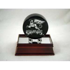 Grand Rapids Griffins Logo Solid Marble Puck:  Sports 