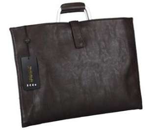   Leather Shoulder Bag Tote Interior Slot Pocket Laptop Bag EAP15  