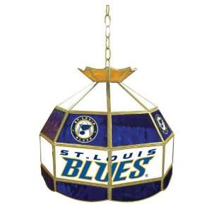  NHL St. Louis Blues Stained Glass Tiffany Lamp   16 inch 