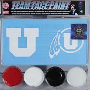 Utah Utes Team Face Paint:  Sports & Outdoors