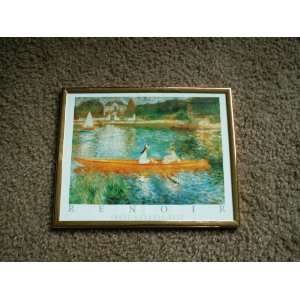    Renoir framed print titled The Seine At Asnieres 