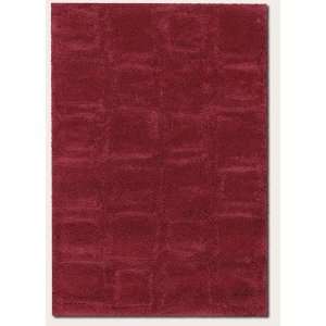 Couristan 2424/6078 Shag Focal Point Balance Red Contemporary Rug Size 