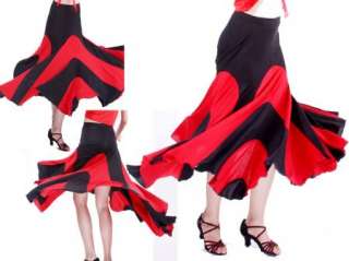 Ballroom Latin Tango Flamenco Circle Dance Skirt X31  