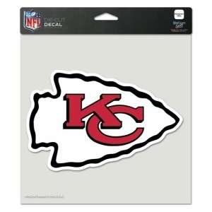  Kansas City Chiefs Die Cut Decal   8x8 Color: Sports 