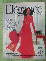   Hiver 1976 77 France Germany fashion haute couture vintage  