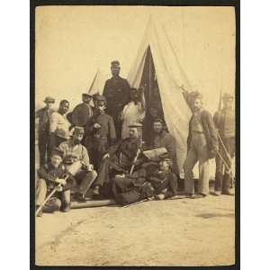  Soldiers of the 79th New York at camp