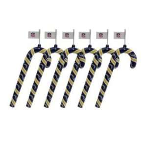  San Diego Chargers NFL Candy Cane Ornament Set of 6 