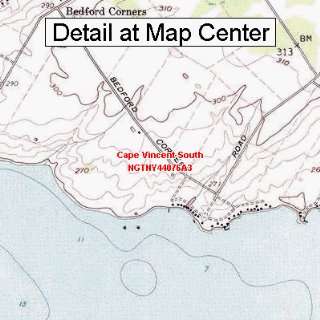 USGS Topographic Quadrangle Map   Cape Vincent South, New York (Folded 