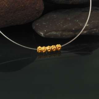 Solid 22K GOLD Bali BEAD Genuine Handcrafted Yellow Gold 2.90 x 1.85 