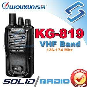   KG 819 VHF 2 way ham radio PMR446 DTMF VOX ANI CTCSS DCS FREE earpiece
