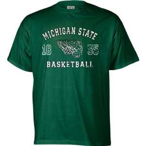  Michigan State Spartans Legacy Basketball T Shirt: Sports 