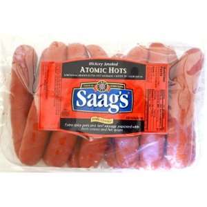 Saags Atomic Hots Hot Link Sausage Grocery & Gourmet Food