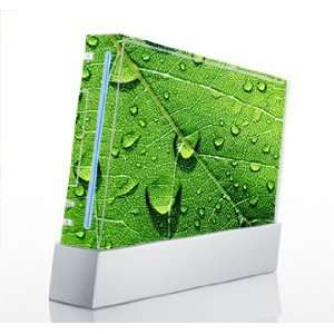  Green Leaf Skin for Nintendo Wii Console: Video Games