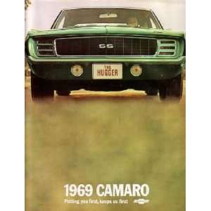  1969 CHEVROLET CAMARO Sales Brochure Literature Book 