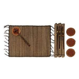   Four Placemats, Coasters and Chopsticks 