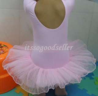 Girl Party Leotard Dance Ballet Tutu Skirt Dress 2 8Y  