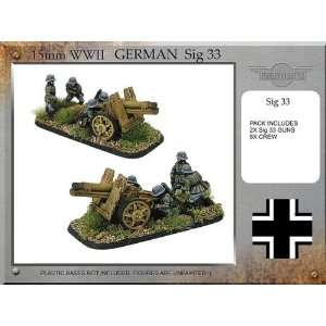    Forged in Battle (15mm WWII): German 15cm SIG33: Toys & Games