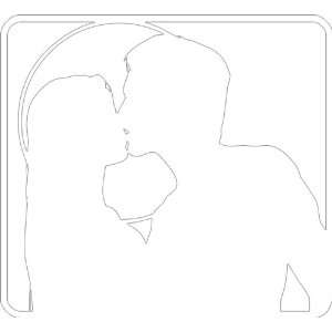  Romantic Lover Removable Wall Sticker: Home & Kitchen