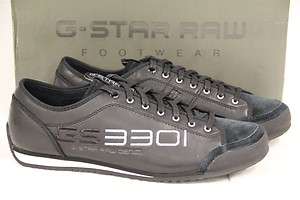   Mens ZONE Schema Black Leather Sz 11 / 44 Sneakers Shoes GS51951/30X