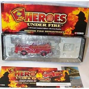  CORGI HEROES UNDER FIRE, AMERICAN LA FRANCE 700 OPEN CAB 