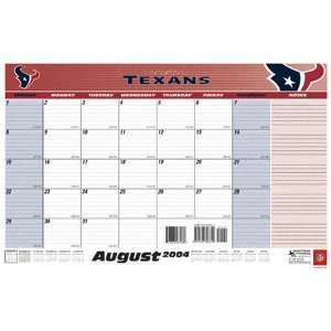 Houston Texans 2004 05 Academic Desk Calendar  Sports 