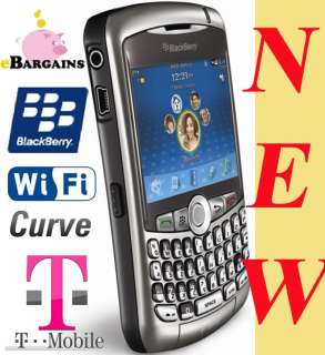   RIM Blackberry Curve 8320 WIFI cell phone T Mobile Titanium PDA MP3