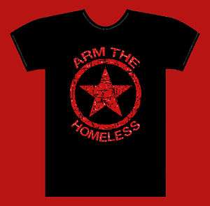 Tom Morellos Arm The Homeless T Shirt ! Free S&H !  