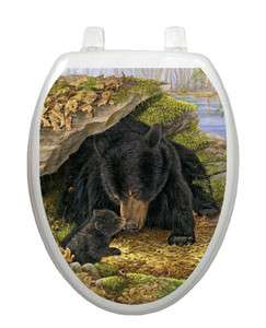   Removable Reusable Bathroom Decoration Lily and Hope Bear and Cub