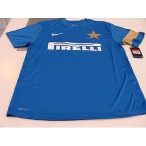  Inter Milan 2011 Pre Match Top Premier Soccer XL Nike   Men 