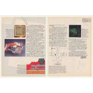 1985 IBM Masterslice Engineering Computer Logic 3 Page Print Ad (44535 