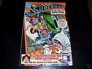 1980 DC COMIC BOOK SUPERMAN Radio Shack Issue  