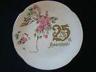 25th Wedding Anniversary NORCREST Plate #AP 625